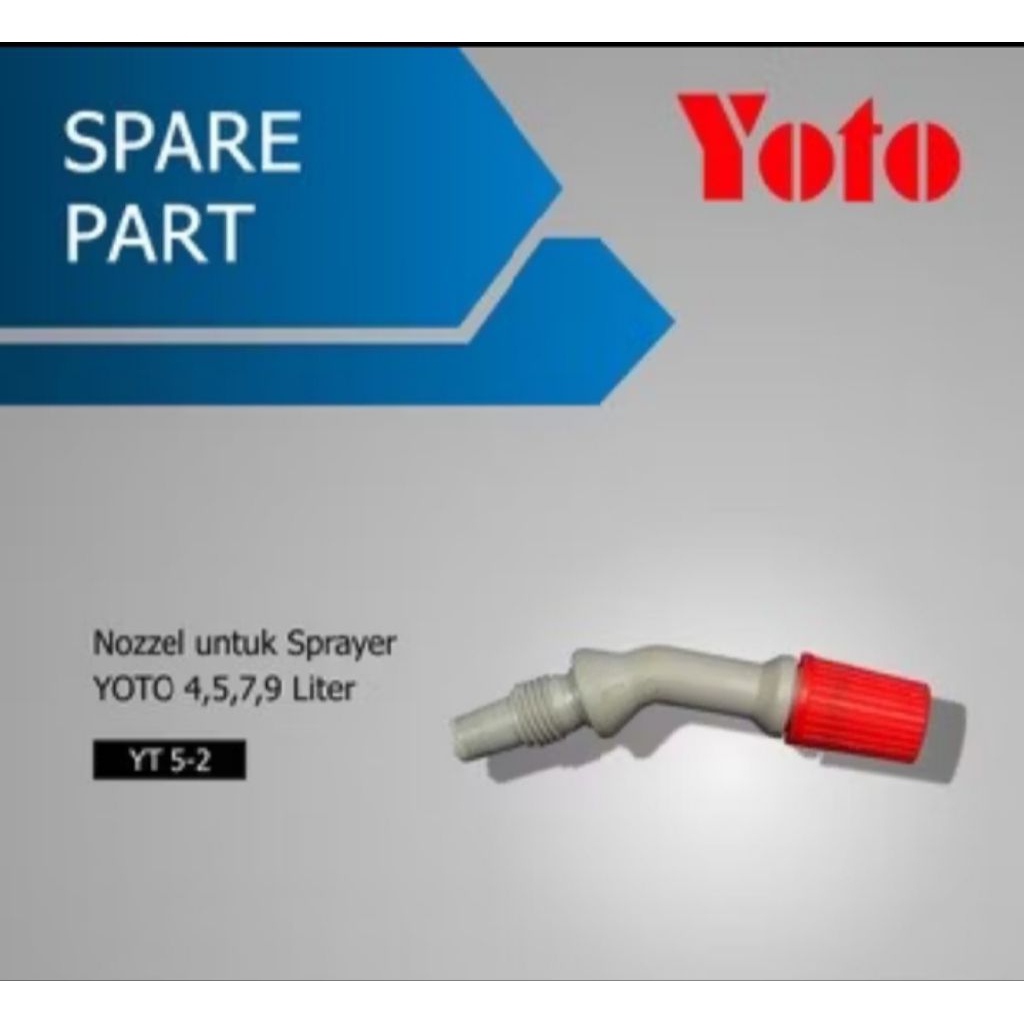 Nozzle Sprayer Yoto 4L 5L 7L 9L | Spare Part Nozzle
