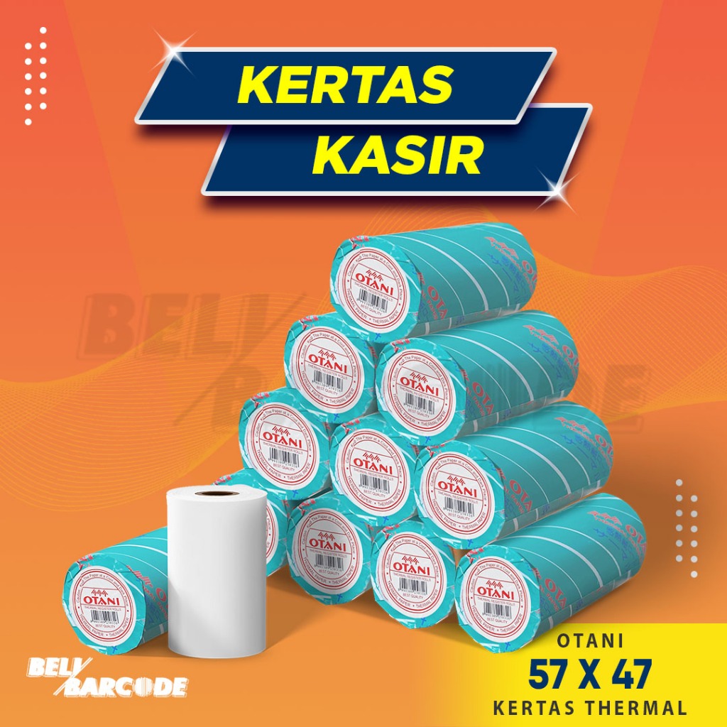 Otani 80x50 Thermal Struk Paper 80 x 50 Paper Roll Core Kecil