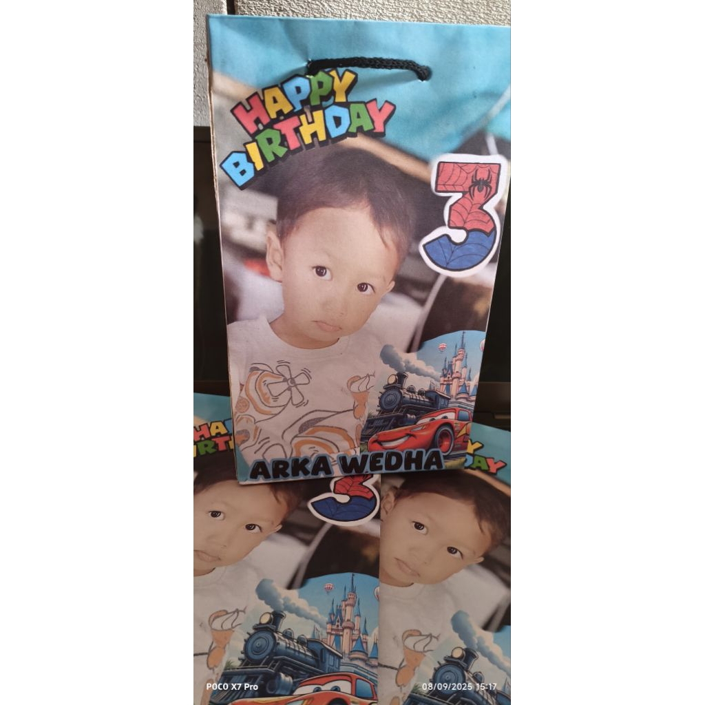 

paperbag custom kado 14 x 5 x 25 minimal 50pcs