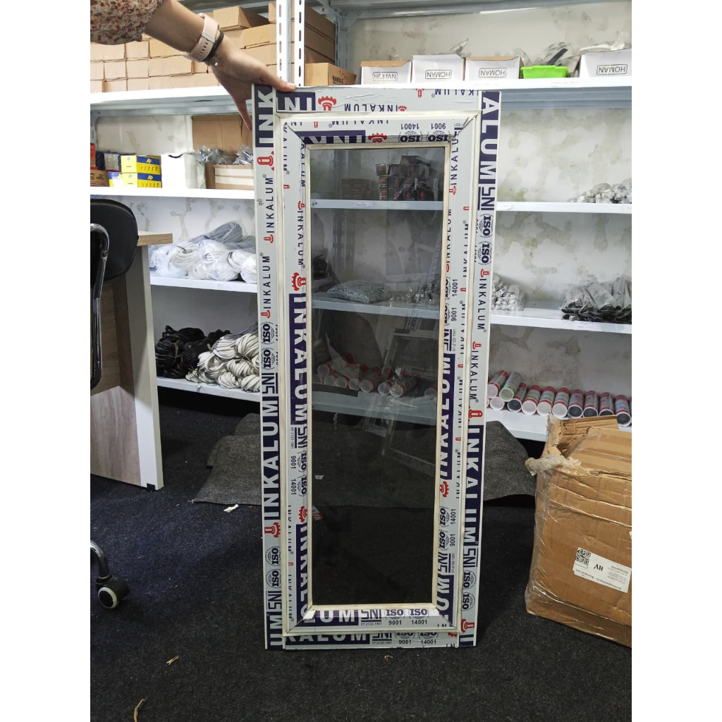 Jendela Aluminium Casement 100x40