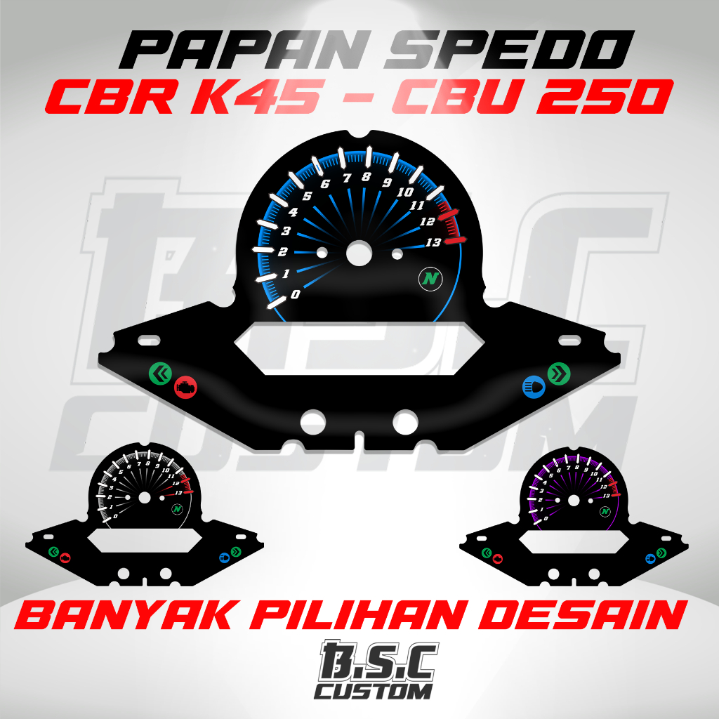 BISA CUSTOM PAPAN SPIDO PANEL SPEEDOMETER PAPAN SPEDO CBR K45 CBR CBU 250 CBR 150 OLD
