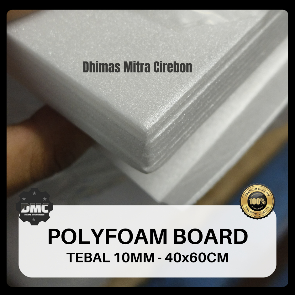 

Polyfoam Lembaran 10mm Halus Berkualitas Tinggi uk 40x60cm depron polyfoam
