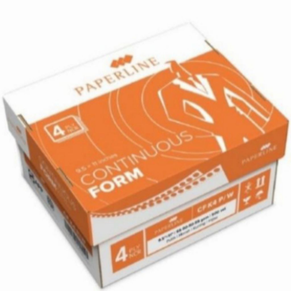

Continuous Form 4 Ply Kertas Komputer Warna Paperline 9,5 x 11 Warna Full Polos