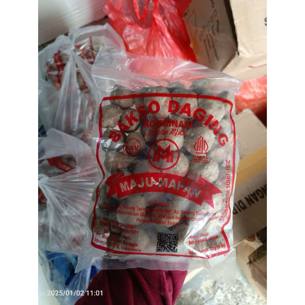 

BAKSO DAGING MAJU MAPAN isi 50 biji