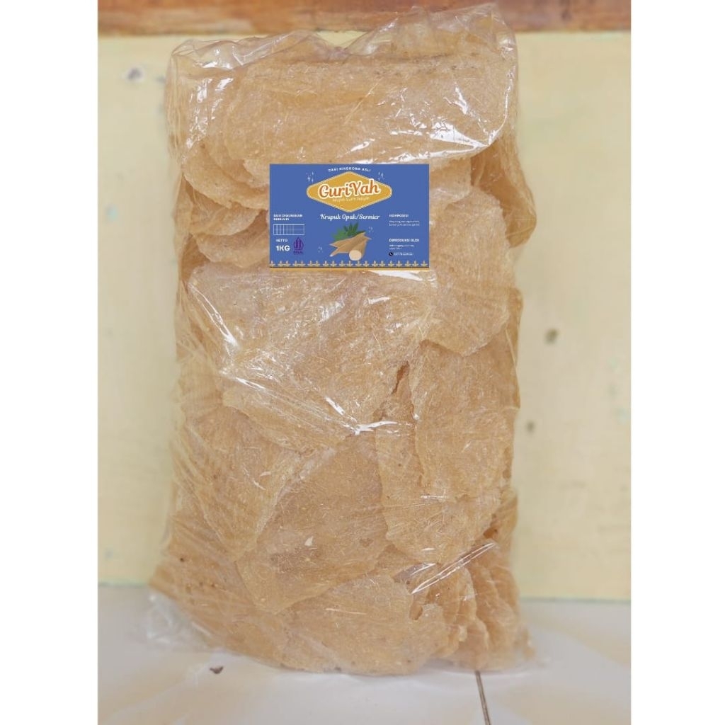 

KERUPUK SERMIER OPAK UBI SINGKONG MENTAH