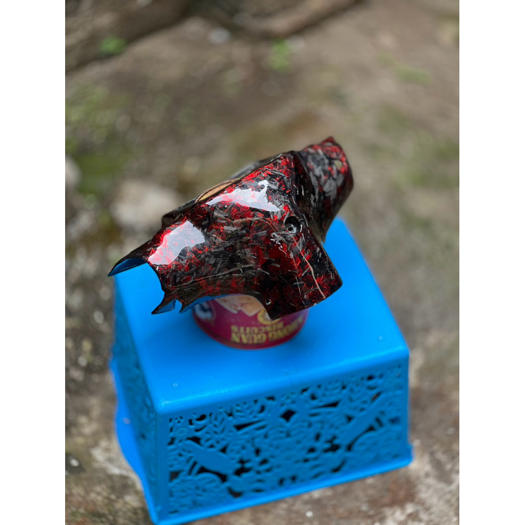 cover batok fiz r carbon forged merah