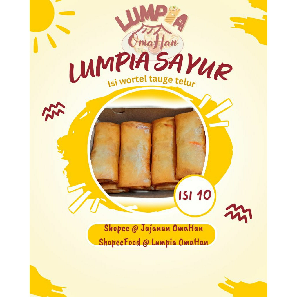 

Lumpia Frozen Isi Sayur | Frozen Food Praktis | Lumpia OMAHAN Enak Gurih