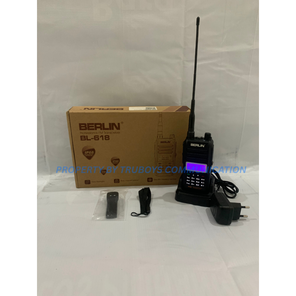 HT BERLIN BL-618 DUAL BAND VHF UHF 10W