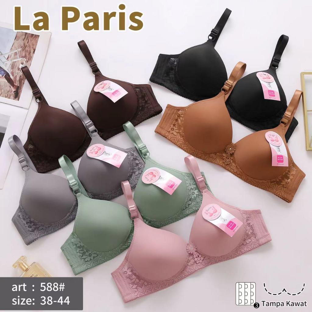 Bra Push Up Style Series Ukuran 40 Cup A-B Tanpa Kawat Anti Kendur Bahan Katun High Quality 16211 87