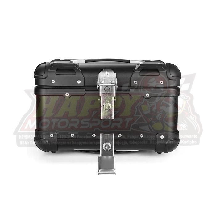 Top Box Omegamoto Durapro Pannier Alumunium Free Backrest 30L