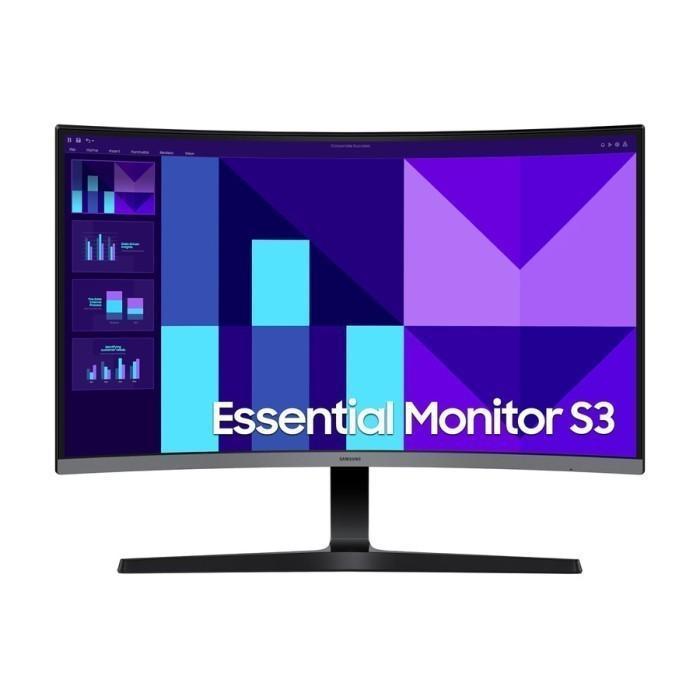 SAMSUNG MONITOR CURVED 27 INCH ESSENTIAL S3 S30GD IPS FHD 1080P 5MS 100HZ