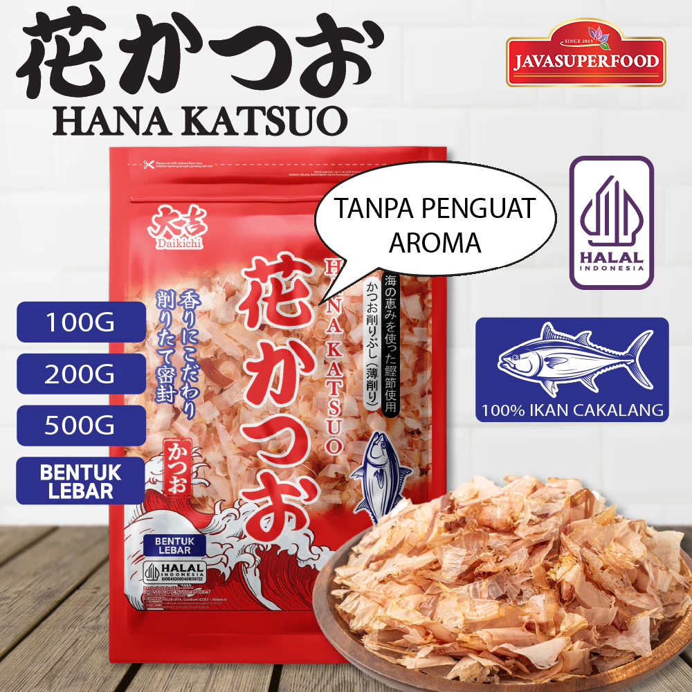 

[PROMO] HALAL DAIKICHI HANA KATSUOBUSHI (100G, 200G & 500G) / KATSUOBUSHI / IKAN CAKALANG / BONITO FLAKES / TABURAN TAKOYAKI / SERUTAN IKAN CAKALANG