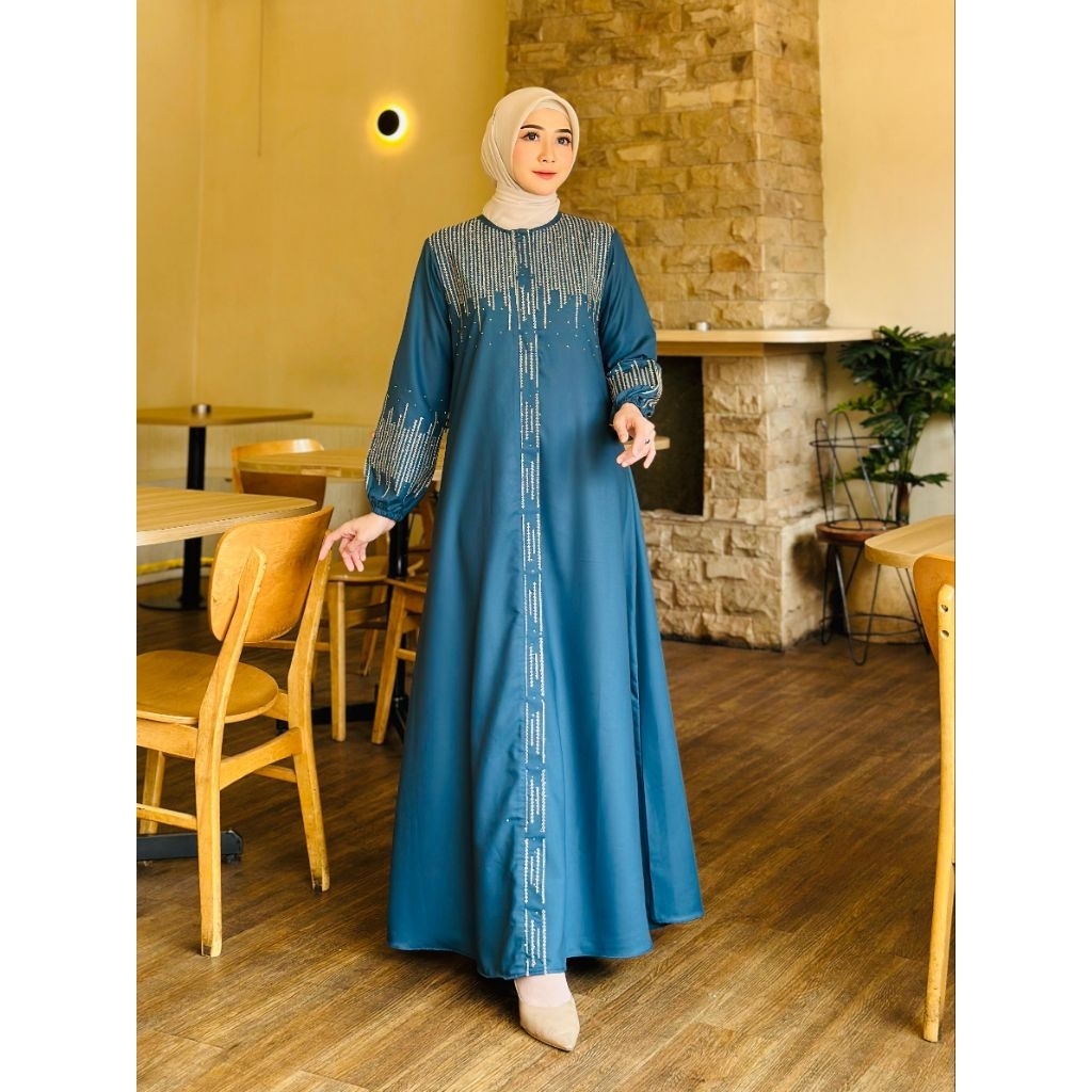 Gamis Jameela Bordir bahan katun Toyobo gamis murah gamis mewah/Gamis Bordir/gamismurah/
