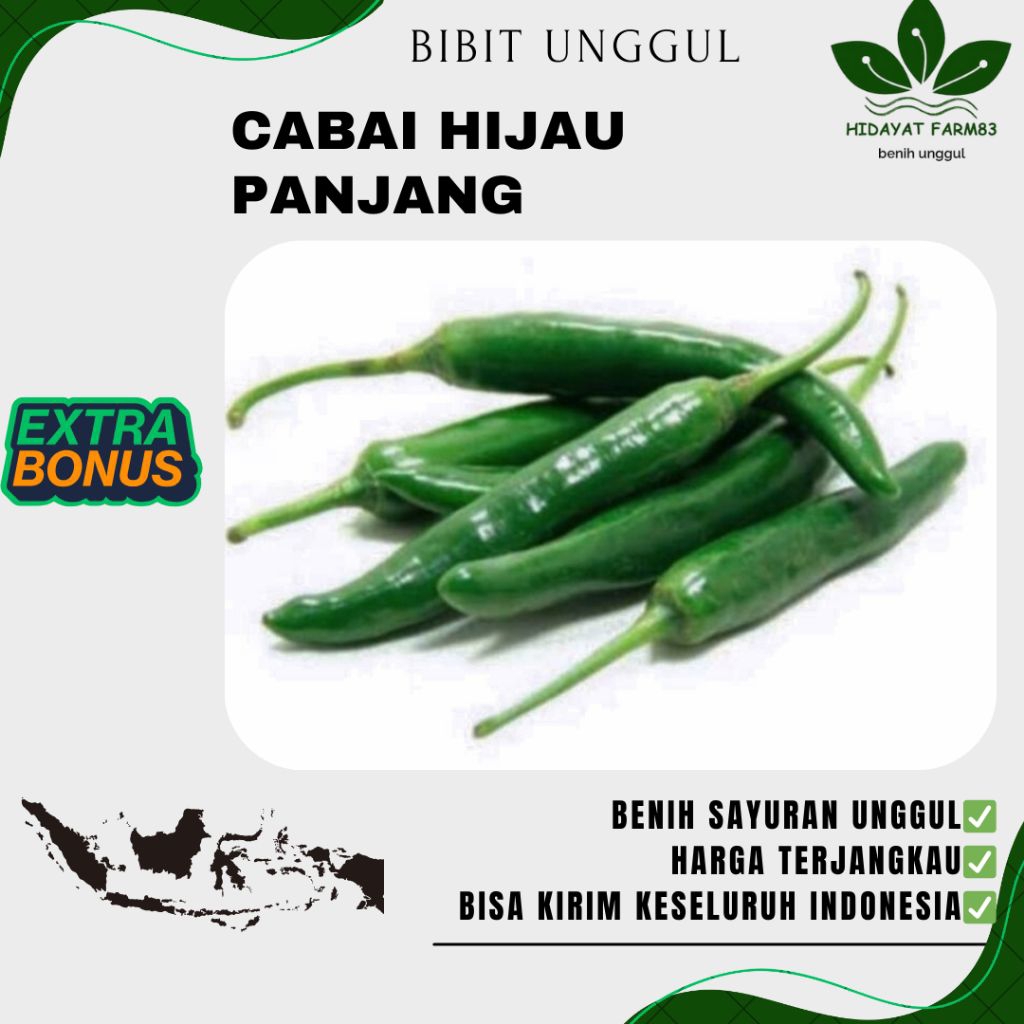 biji benih CABE HIJAU PANJANG LOKAL | MURAH