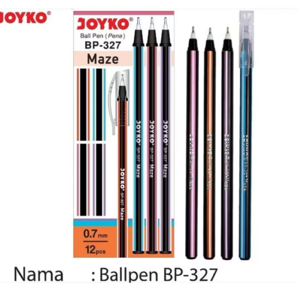 

Pena / Pulpen Joyko BP 327 Made 0,7 mm hitam