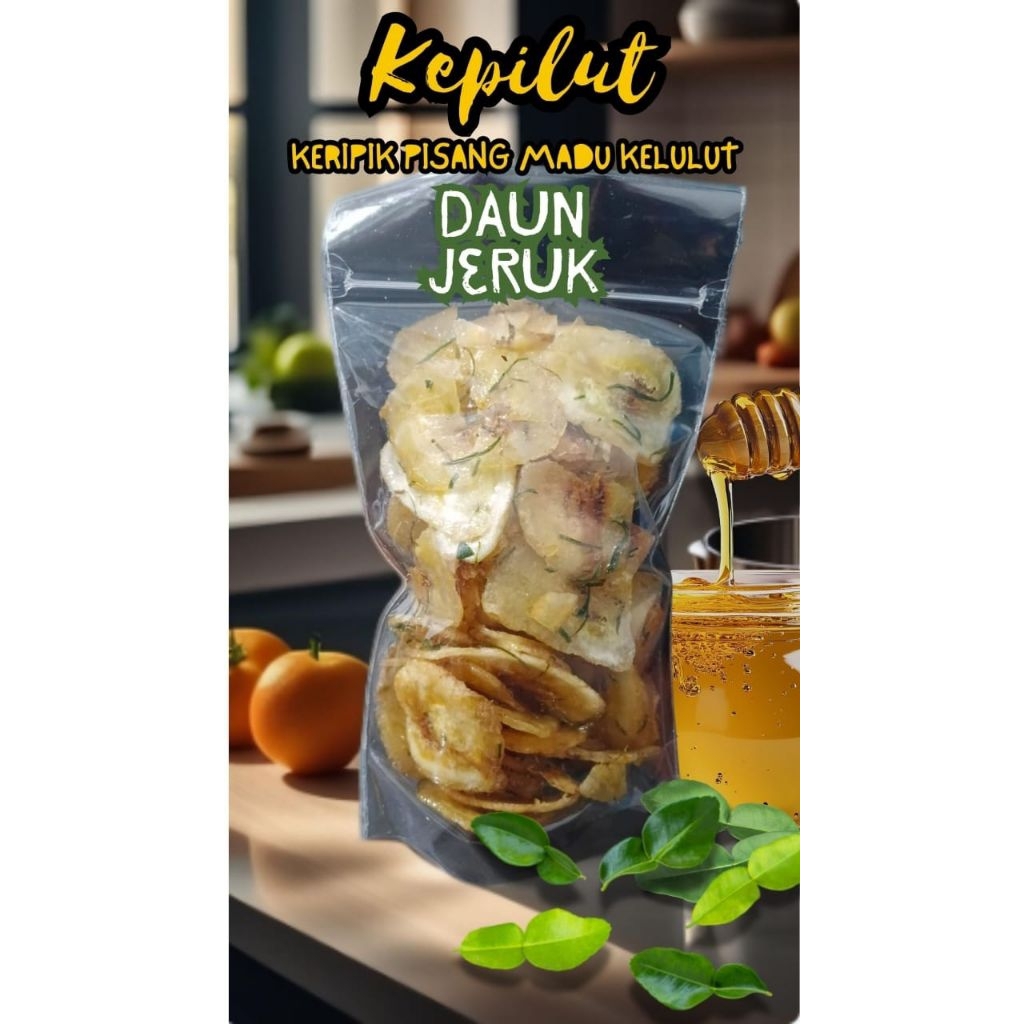 

Keripik Pisang Madu Kelulut (Kepilut - Daun Jeruk) 100 Gram