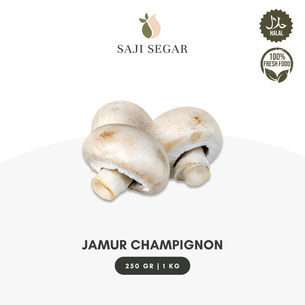 Saji Segar Jamur Champignon / Kancing Segar