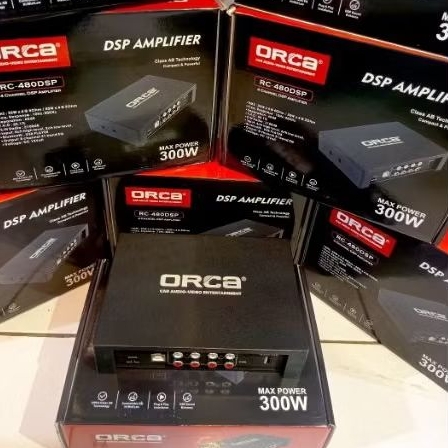 Dsp PROSESOR amplifier orca RC -480DSP 4x35watt power 6 channel prosesor DSP