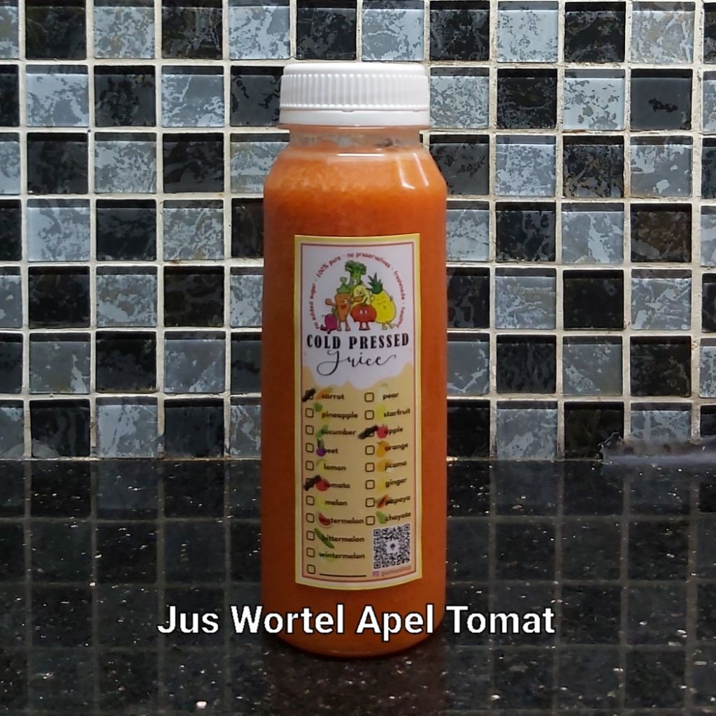 

Jus Wortel Apel Tomat pure COLD PRESSED