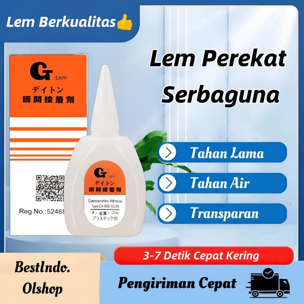 Lem Korea Original / Power Glue Lem Besi / Lem Kaca