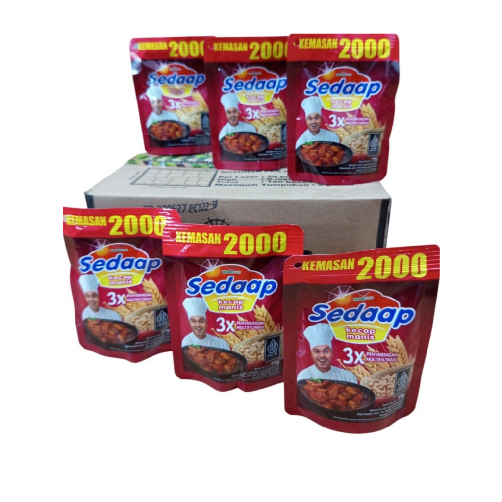 

PROMO Kecap Sedaap Kedelai Hitam Pilihan 77g 24Pouch
