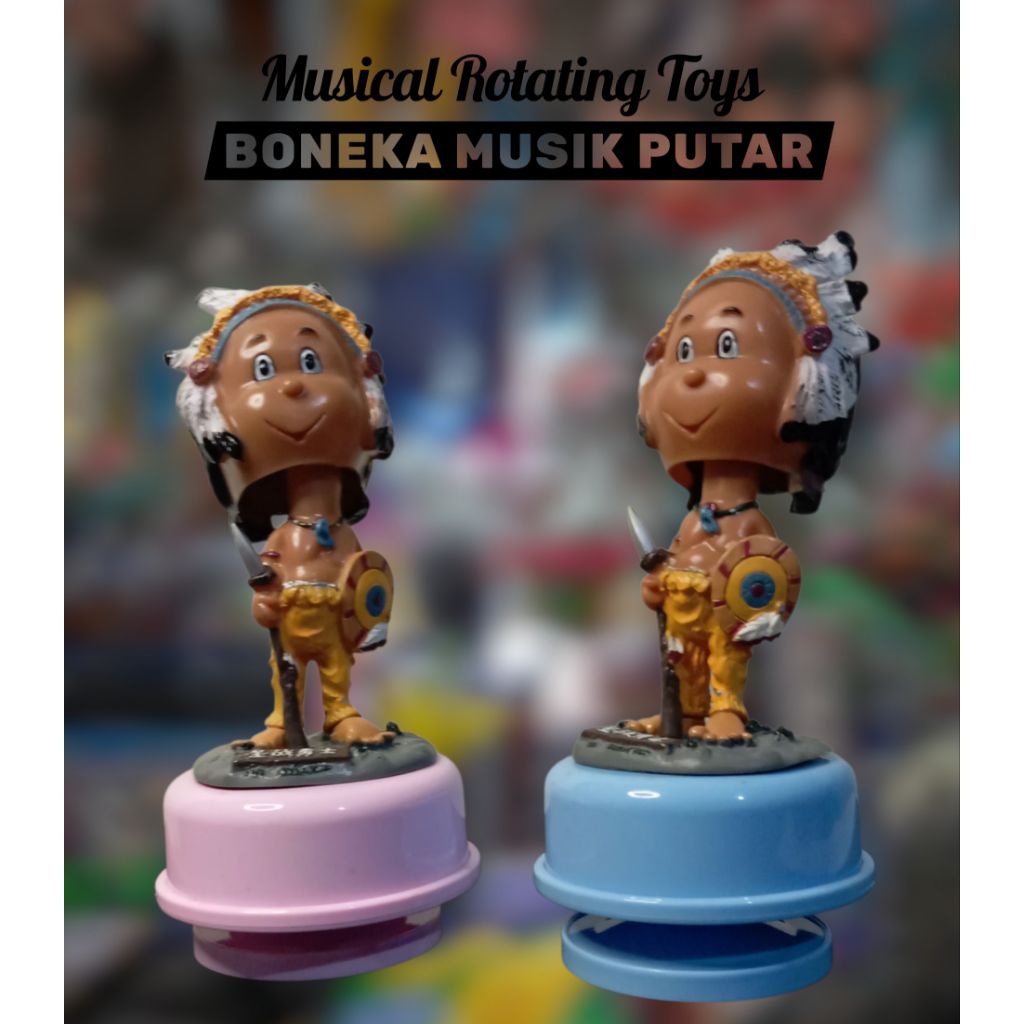 Rotating Music Toys Boneka Musik Melodi Putar