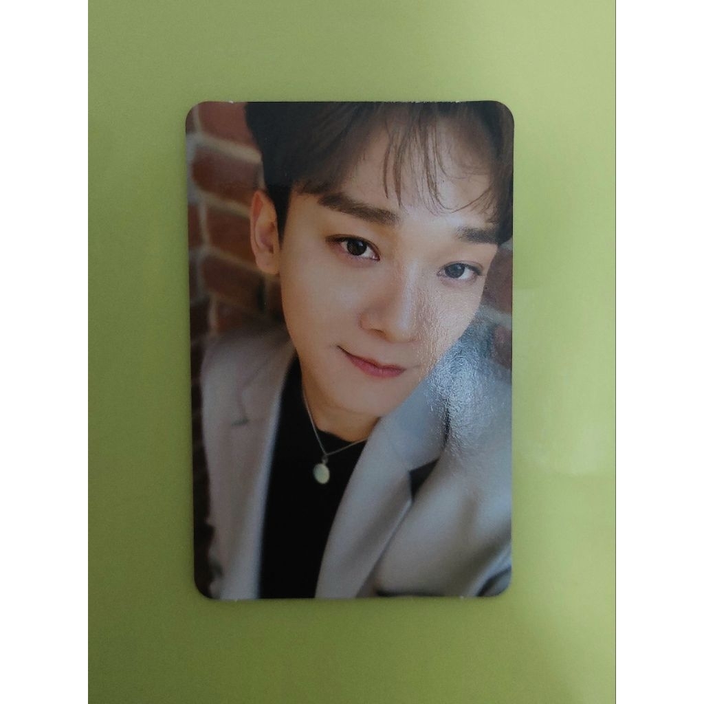 photocard chen album april and a flower