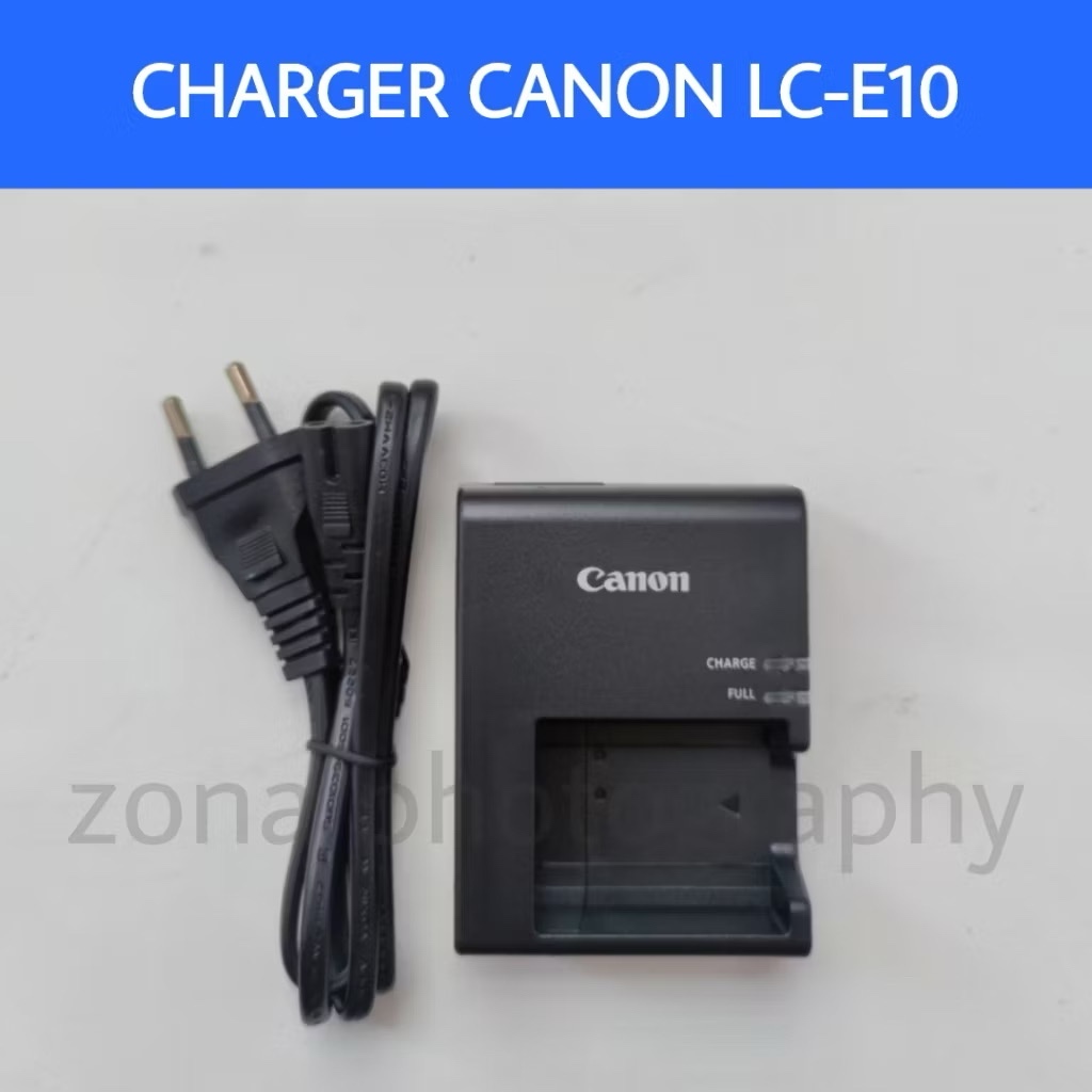 CHARGER CANON LC-E10 LCE10 / CHARGER CANON EOS 1100D 1200D 1300D 1500D 3000D 4000D
