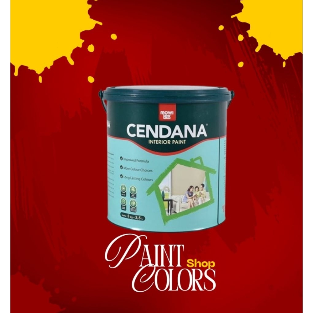 Mowilex Cendana Cat Tembok White/Mixing/Tinting 5Kg