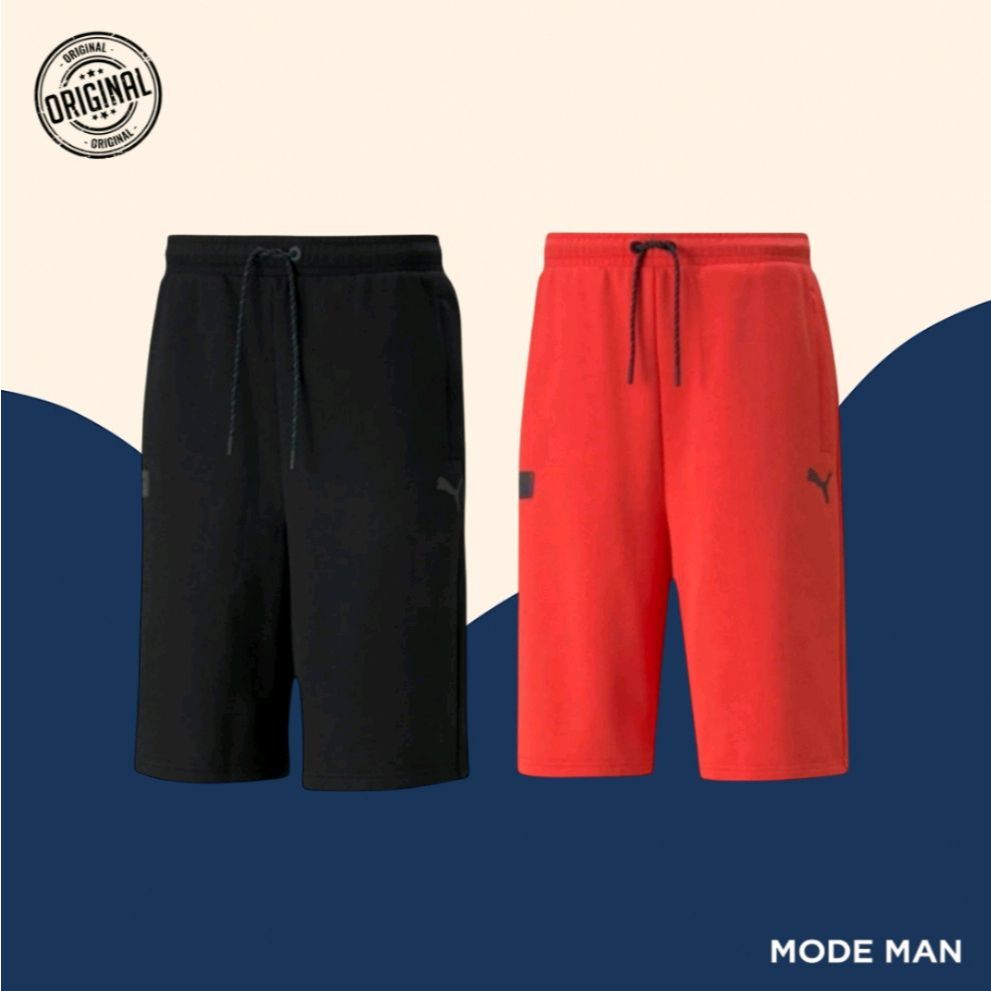 Puma Mercedes F1 Statement Men's Shorts – Celana Pendek Pria, Bahan Katun & Poliester, Desain Longli