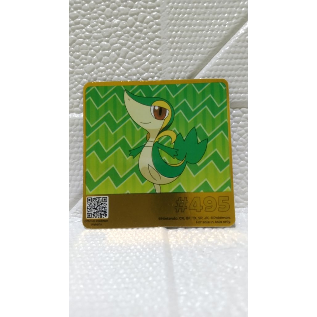 Kartu Pokemon ORI - Snivy (Kartu Pokemon Oreo) & Bulk Card ORI