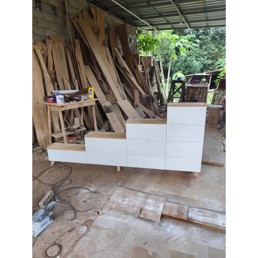 custom partisi box kayu solid