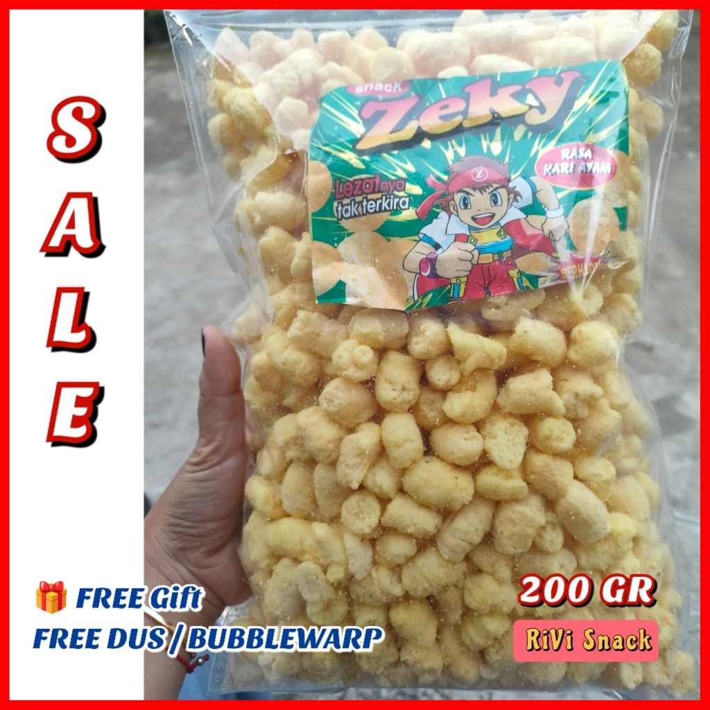 

[PROMO] CHIKI ZEKY KILOAN 200GR / SNACK KILOAN SNACK JADUL