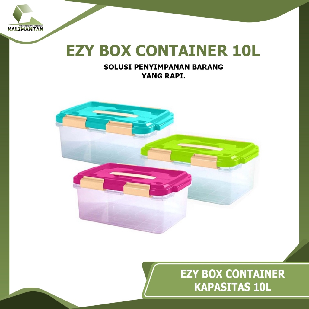 Ezy Box 10L Plastik Kuat Anti Rayap Serbaguna || Ezy Box 10L Wadah Plastik Kokoh Anti Rayap