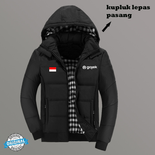 Diskon....Jaket Parka Kupluk Lepas pasang/Jaket Parka Busa Tebal/Jaket Parka Ojeng/Jaket Vest Pria/J