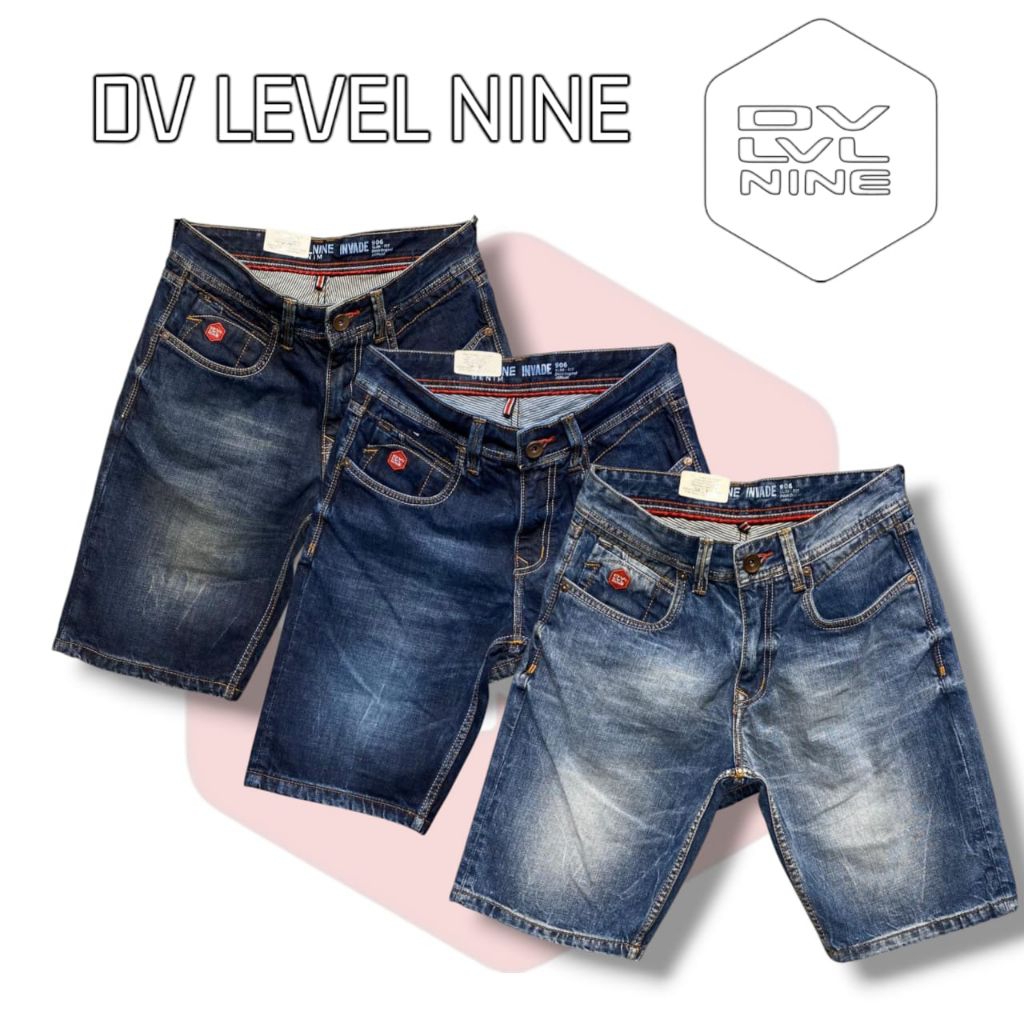 Celana Pendek Jeans DV LEVEL NINE ORIGINAL