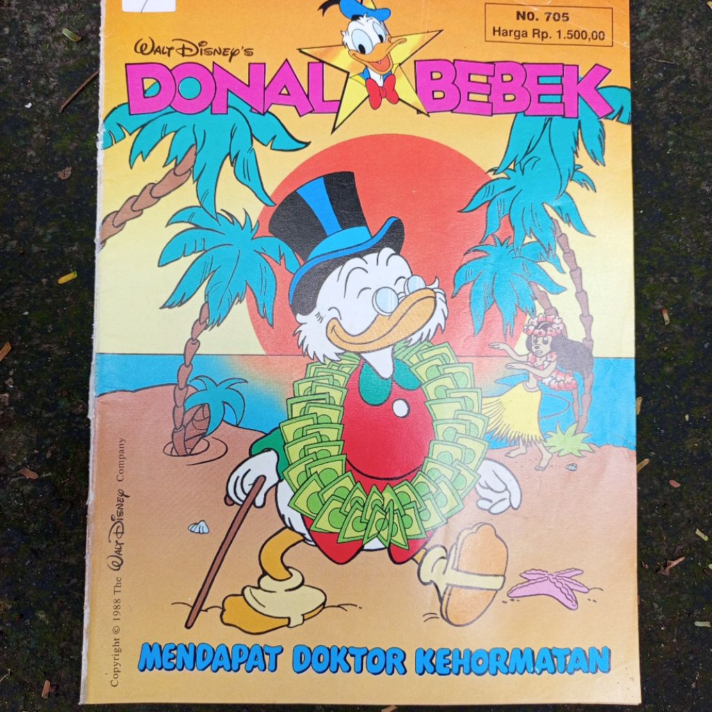 Donald Bebek No. 705 || komik Donald bebek (Bahasa Indonesia)– Edisi Koleksi “Mendapat Doktor Kehorm