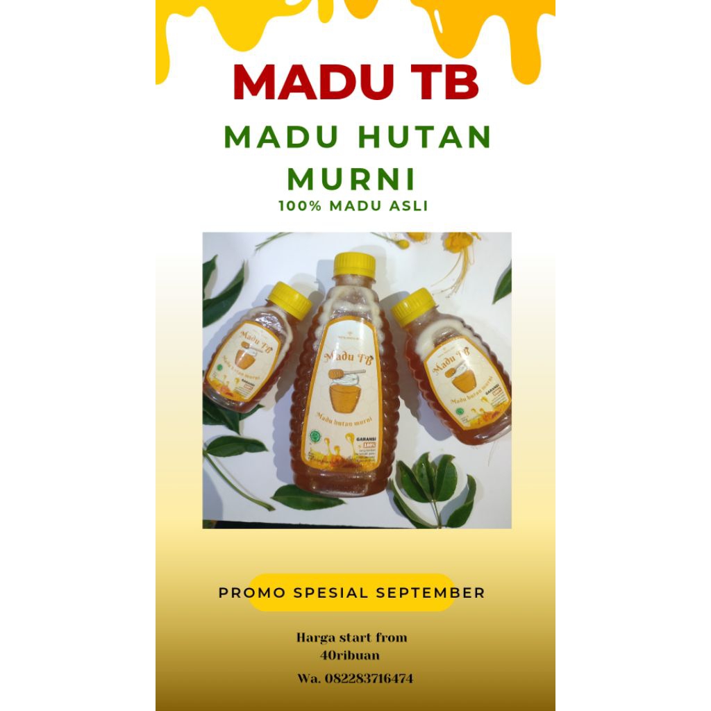 

Madu Asli Hutan Murni 100% | Tanpa Campuran | 250gram | Garansi Uang Kembali