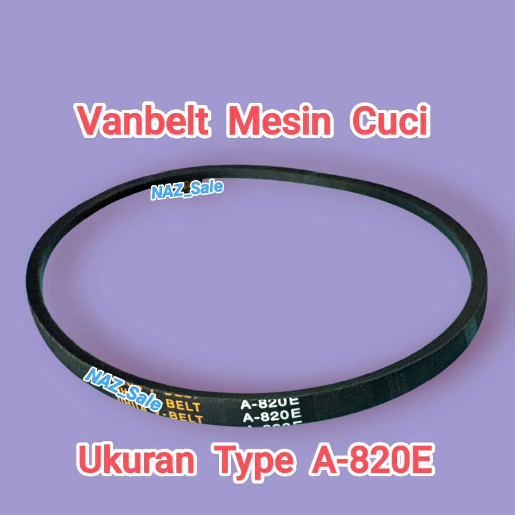 A-820E | Vanbelt Mesin Cuci | V-Belt Mesin Cuci | Belt Mesin Cuci | FanBelt Mesin Cuci A-820E | Vanb