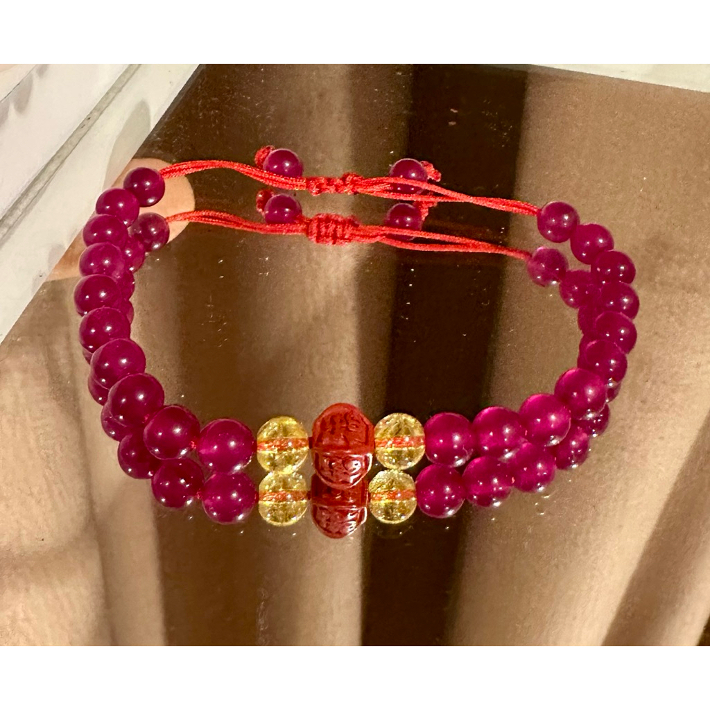 gelang serut ruby cinabar