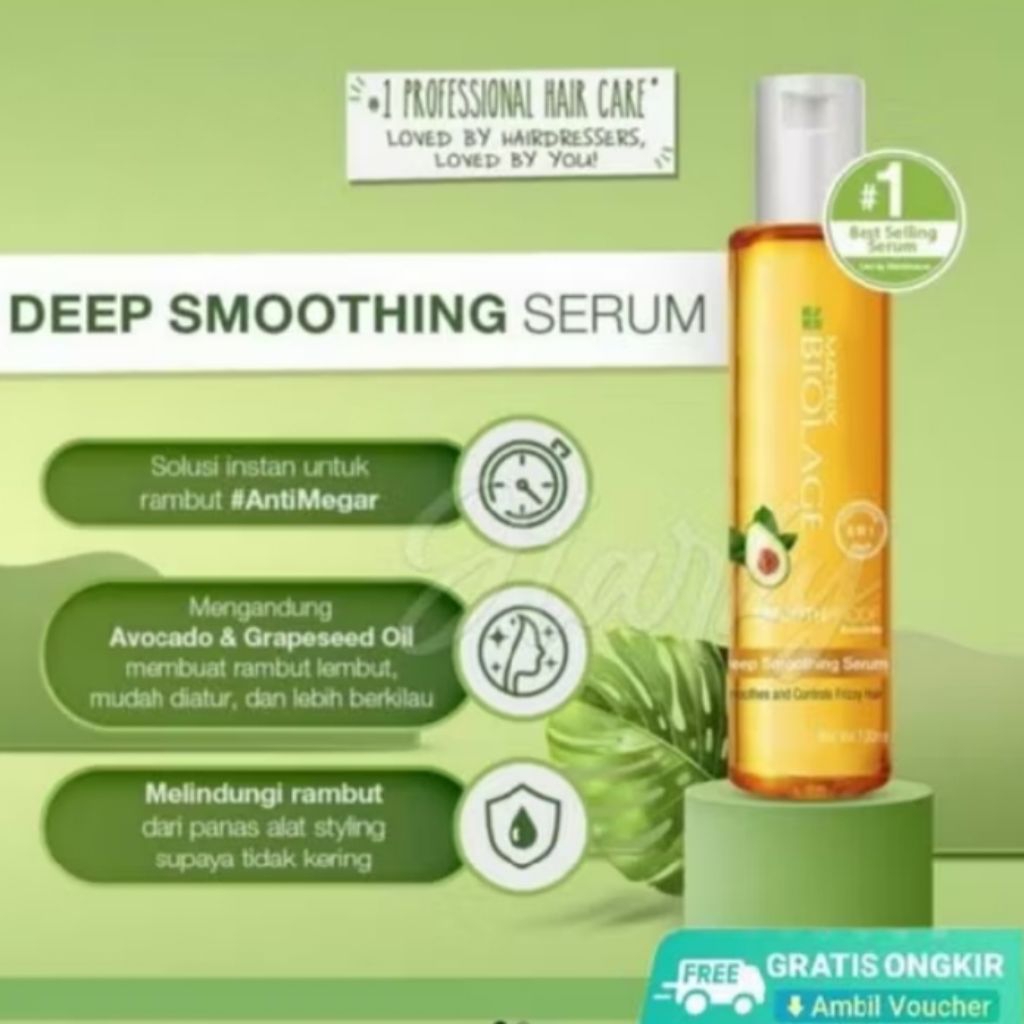 Biolage hair serum" biolage serum rambut" biolage vitamin rambut official store" biolage deep smooth