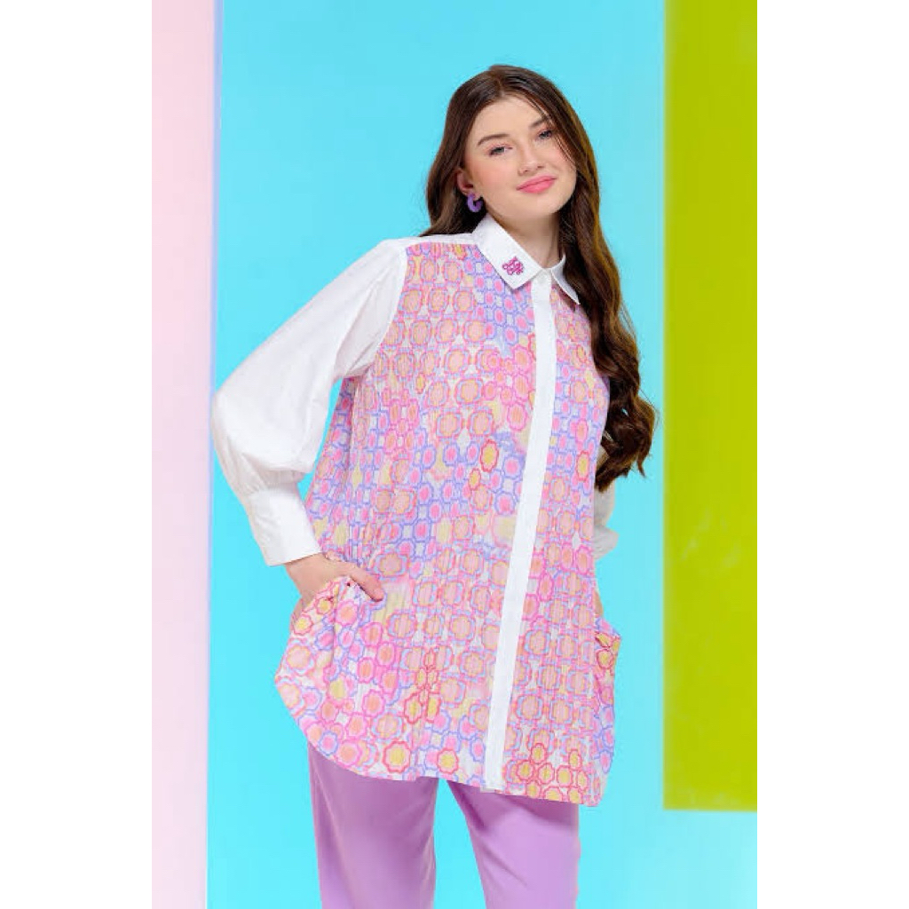 New Benang Jarum x Chupa Chups Pleated Shirt