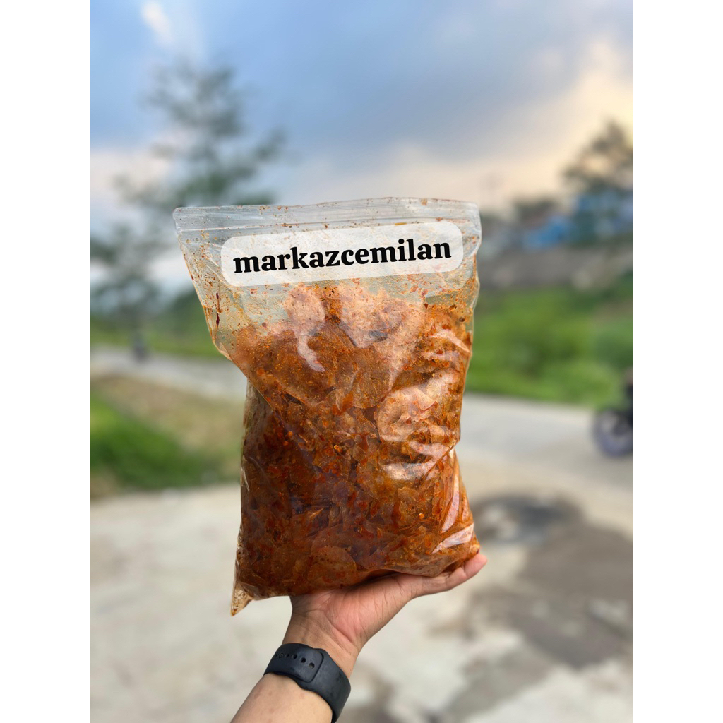 

Kripik Kaca Pedas Jeruk 500gr - Renyah 100% // Bumbu Melimpah Ruah
