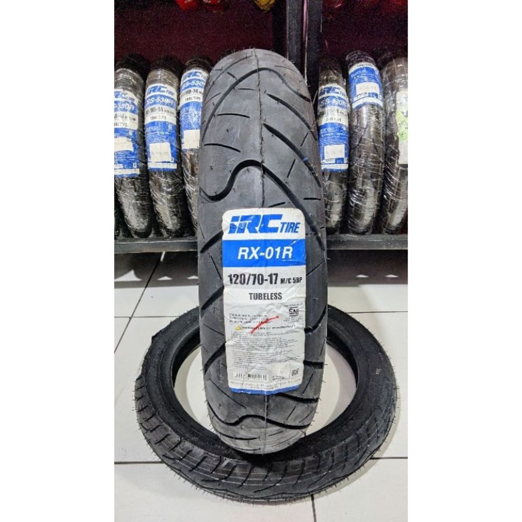 Ban IRC ROAD WINNER 120/70.17 TUBELES/Ban motor Vixion,CBR15 Dll