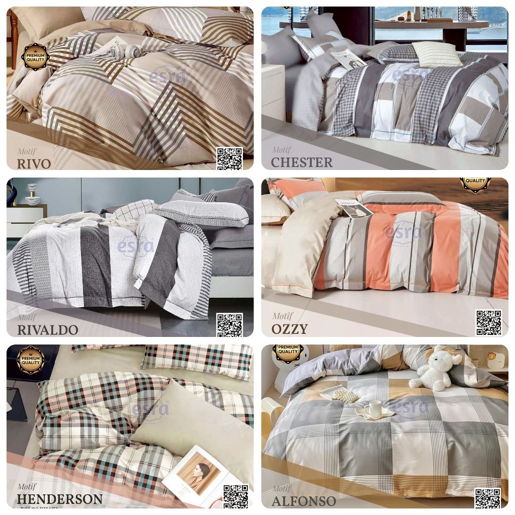 Sprei ESRA Dewasa Motif Abstrak Koleksi Terbaru III