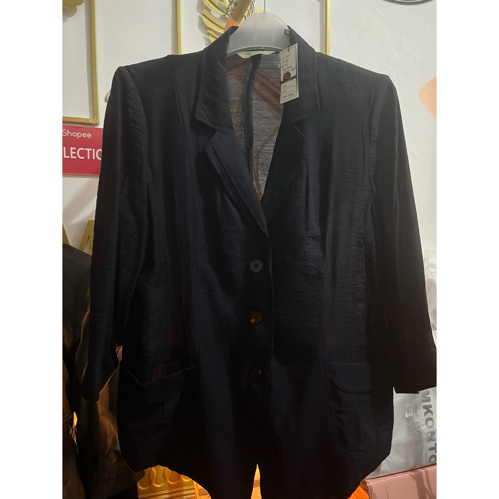BLAZER WANITA HITAM PRELOVED