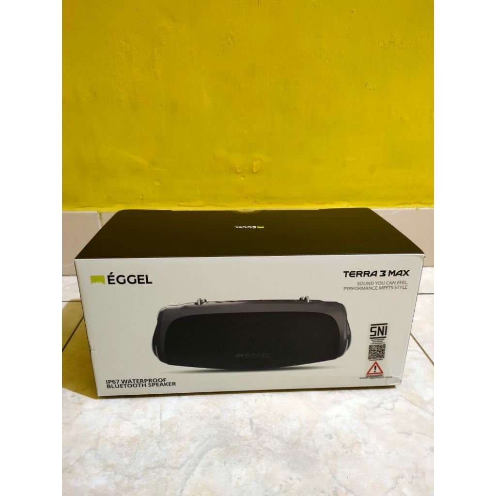 Eggel Terra 3 max, Bluetooth speaker Original, Garansi resmi Eggel indo