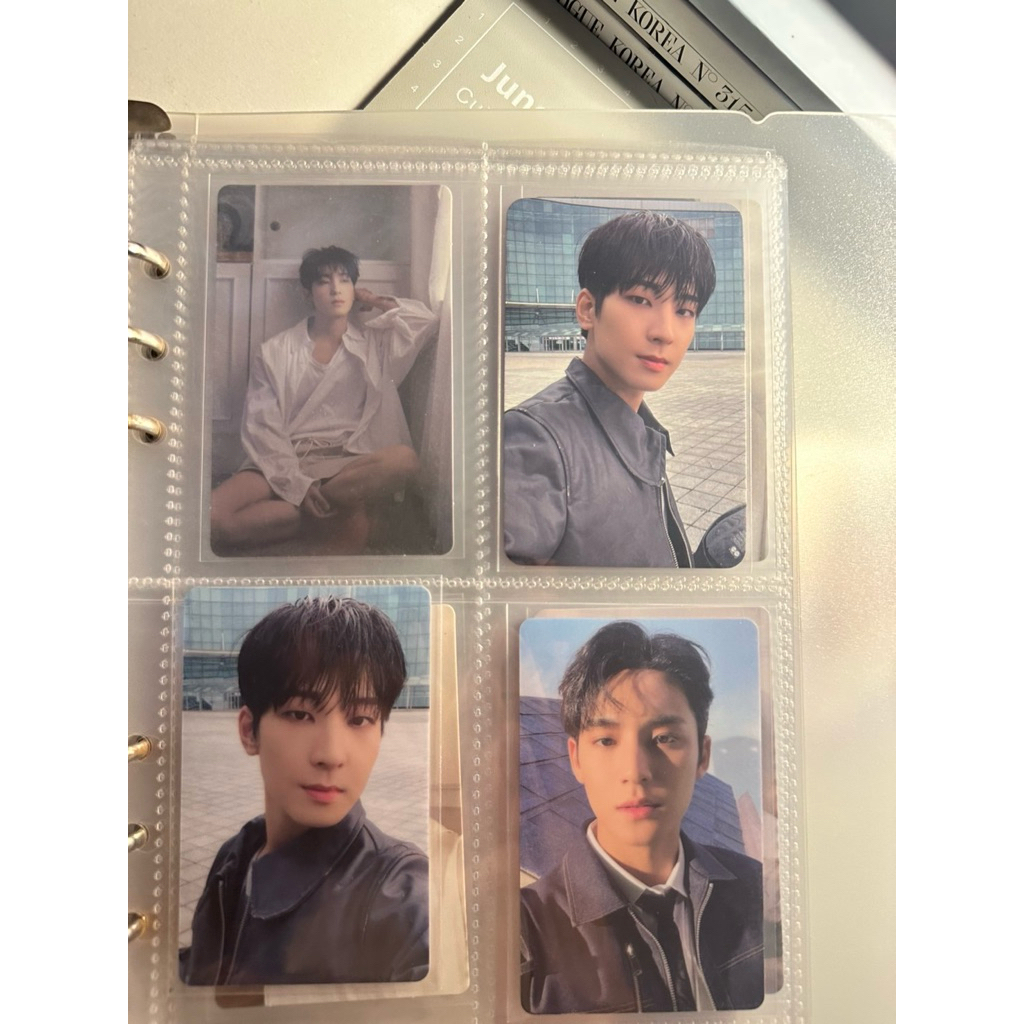 wonwoo mingyu attacca photocard seventeen