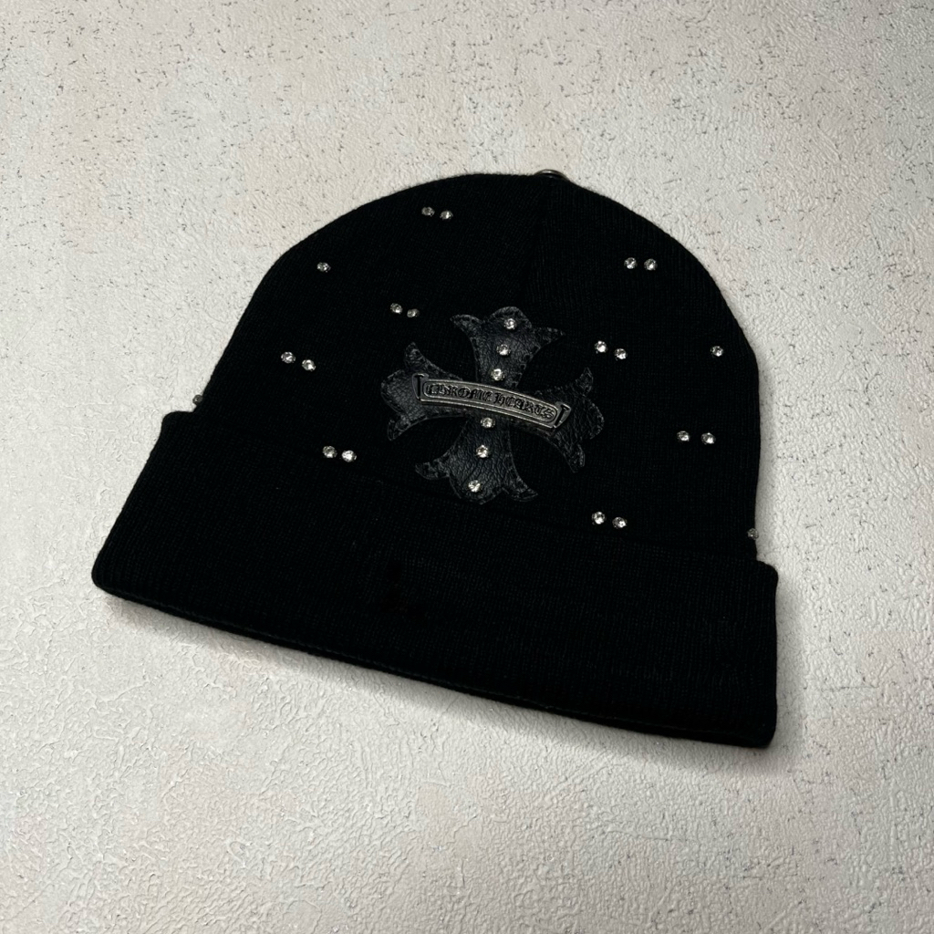 CHROME HEARTS BEANIE HAT - BEANIE CHROME HEARTS CH