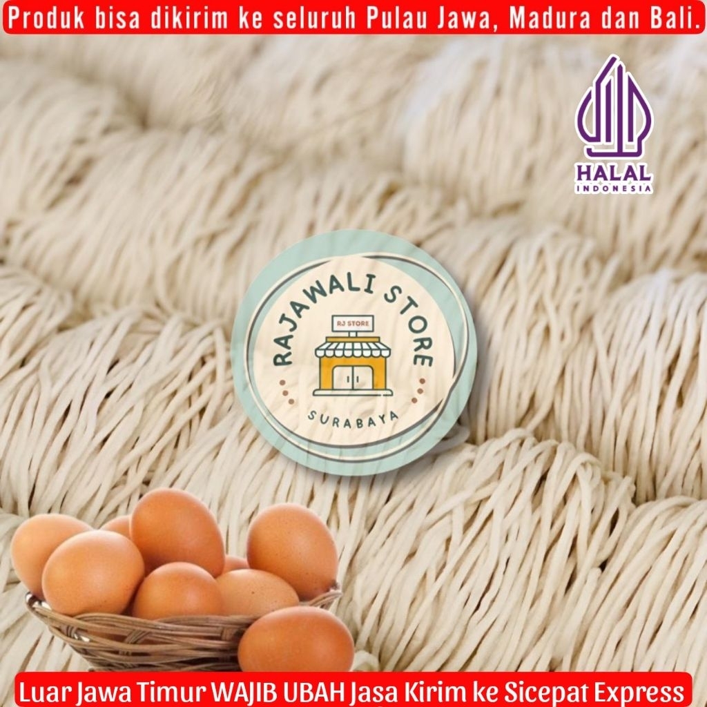 MIE BASAH (TELOR) UNTUK MIE AYAM, MIE GACOAN, PANGSIT, JEBEW dll